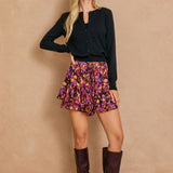 Tank With Button Cardigan - black, womens cardigan collection