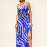 Silk Sleeveless Maxi
