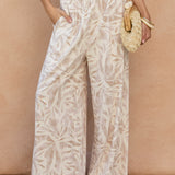 Printed Pant With Waist Band