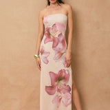 Big Flower Maxi Dress