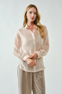 Sheer Oversized Shirt
