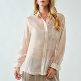 Sheer Oversized Shirt