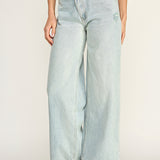 Double Button Straight Leg Pant