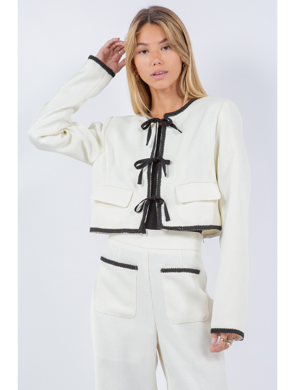 オンラインストア販売 Bibiy JENNY RIBBON CUFFS JACKET | www.barkat.tv