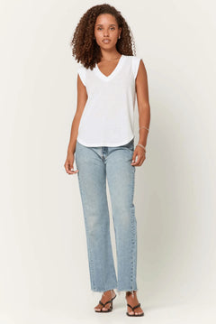V Neck Flutter Tank