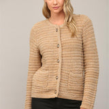 Tweed Knit Cardigan