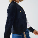 Cardigan With Buttons - Black, Women's Tops Collection