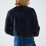 Cardigan With Buttons - Black, Women's Tops Collection