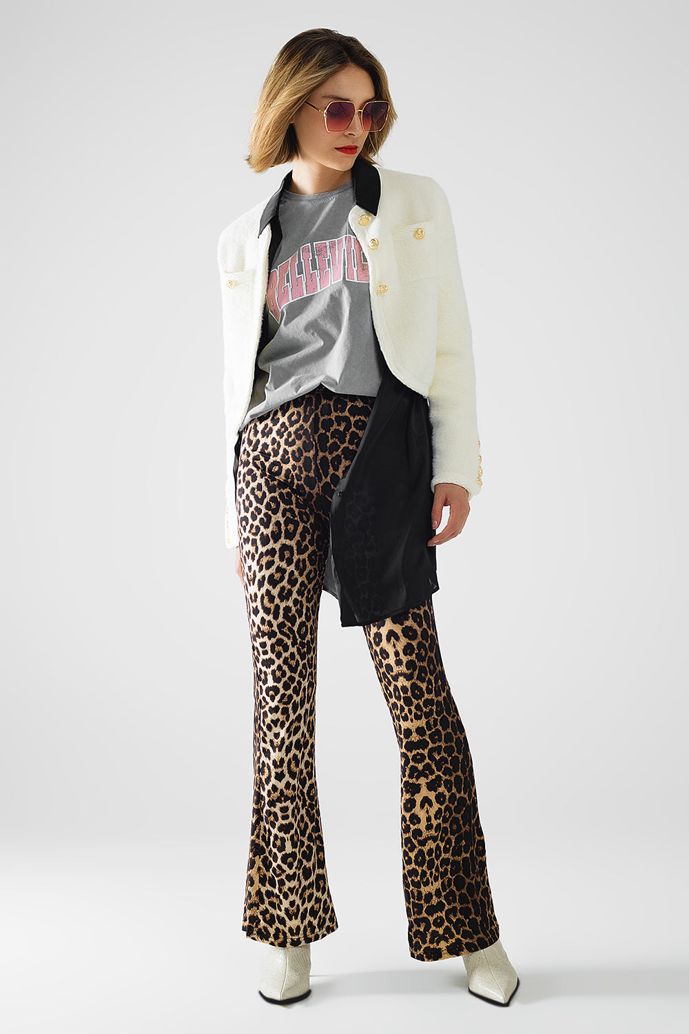 Cardigan With Multi Button - Cream, Women's Tops Collection