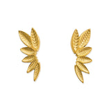 6 Leaf Stud Earrings