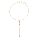 Lariat Stone Necklace