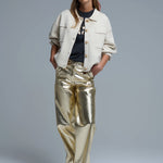 Oversized Cardigan With Pockets - Beige, Women's Tops Collection