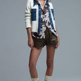 Knitted Cardigan - Cream, Women's Tops Collection