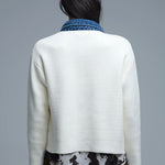 Knitted Cardigan - Cream, Women's Tops Collection