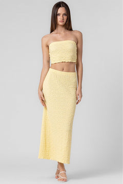 Tube Top And Skirt Set