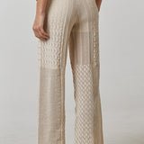 Knit Ruffle Edge Top and Ruffle Pant