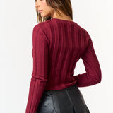 Ribbed Cardigan