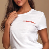 Bonjour Baby Crew Tee