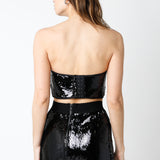 Bustier Sequin Top
