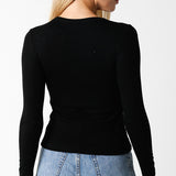 Ribbed Long Sleeve Top