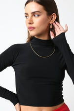 Slinky Mock Neck