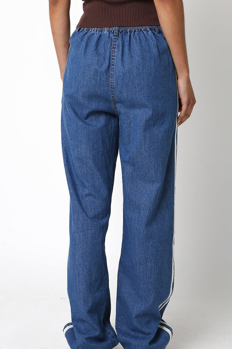 Denim Side Stripe Pant