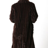 Long Fur Coat - brown, womens coat collection
