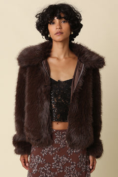 Oversized Faux Fur Jacket