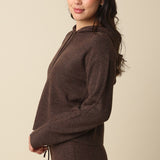 Knit Pull Over Hoodie