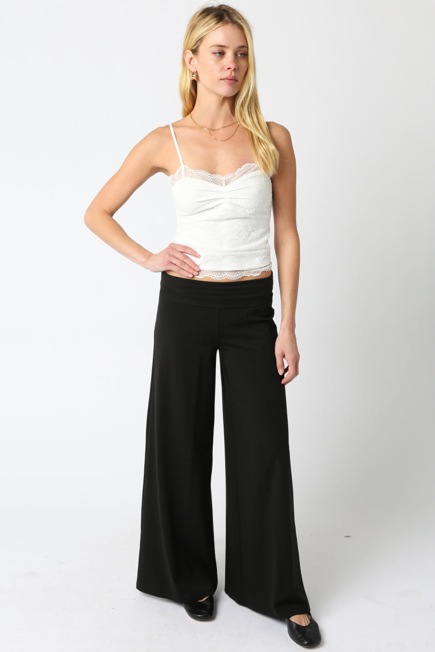 Lace Camisole Top - white, womens top collection