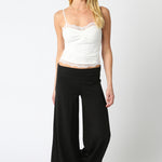 Lace Camisole Top - white, womens top collection