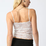 Lace Camisole Top - white, womens top collection