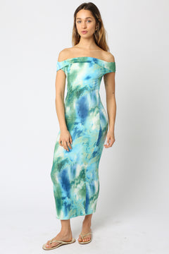 Cowl Neck Midi Dress