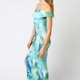 Cowl Neck Midi Dress