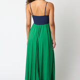 Flowy Two Tone Maxi Dress