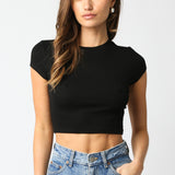 Short Sleeve Cropped Top