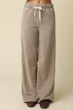 Straight Leg Pant With Drawstring