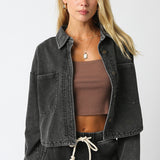 Button Up With Front Pockets