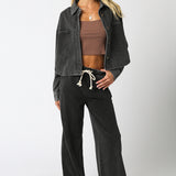 Button Up With Front Pockets