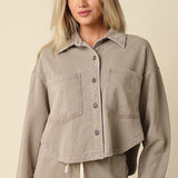 Button Up With Front Pockets