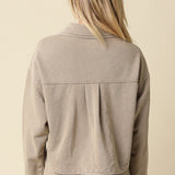 Button Up With Front Pockets