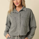 Button Up With Front Pockets