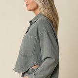 Button Up With Front Pockets