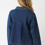 Button Up With Front Pockets - Denim, Women's Tops Collection
