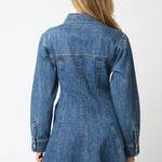 Button Denim Dress - Denim, Women's Dresses Collection