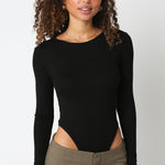 High Neck Bodysuit - black, womens bodysuit collection