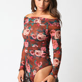 Floral Off The Shoulder Bodysuit