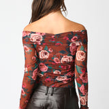 Floral Off The Shoulder Bodysuit