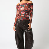 Floral Off The Shoulder Bodysuit