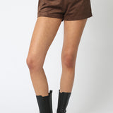 Faux Suede Shorts